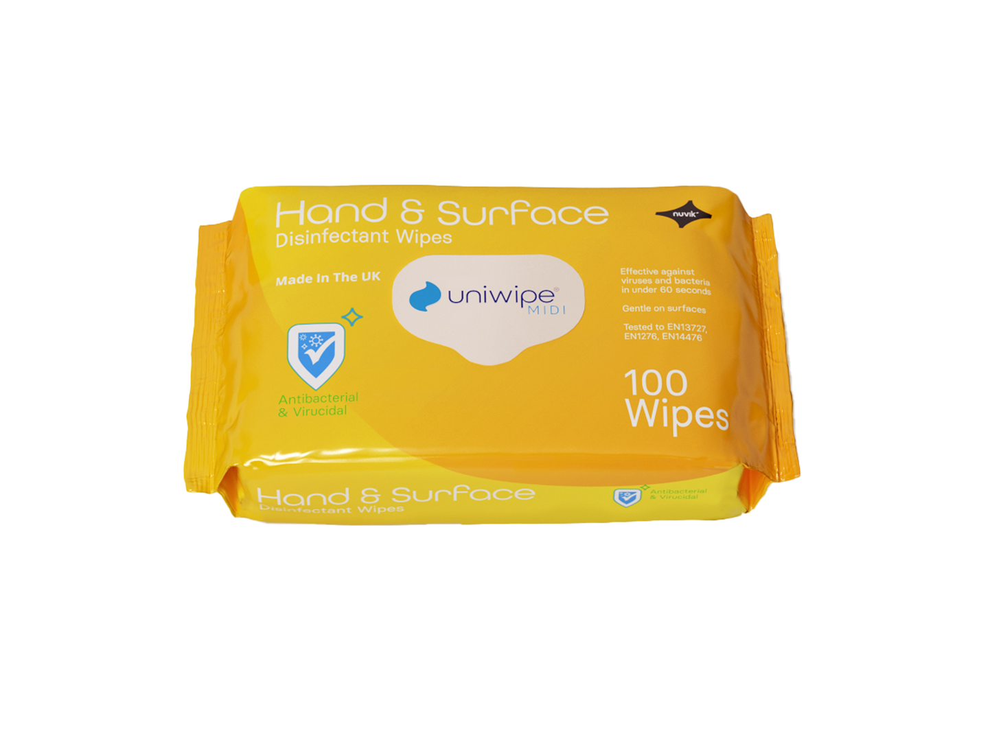 Uniwipe - Hand and Surface disinfectant wipes (Pack of 100)