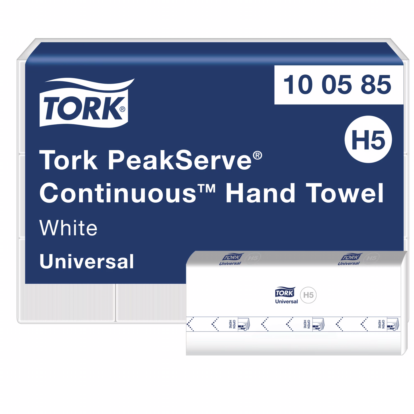 Tork PeakServe® Continuous™ Paper Hand Towels White H5 - Case of 12