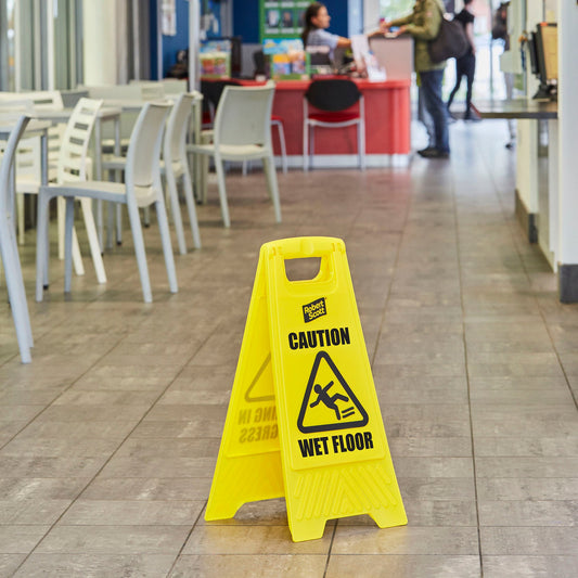Caution Wet Floor/Cleaning in Progress Sign