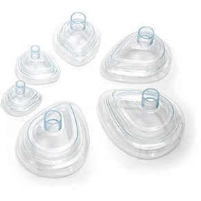 Economy, anaesthetic face mask, size 3, small adult, no hook ring, 22F - Single