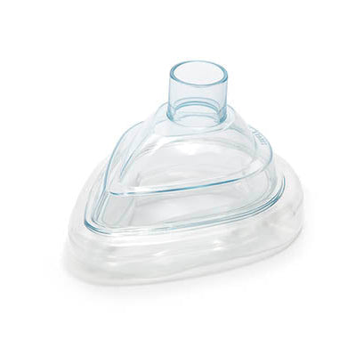 Economy, anaesthetic face mask, size 4, medium adult, no hook ring, 22F - Single