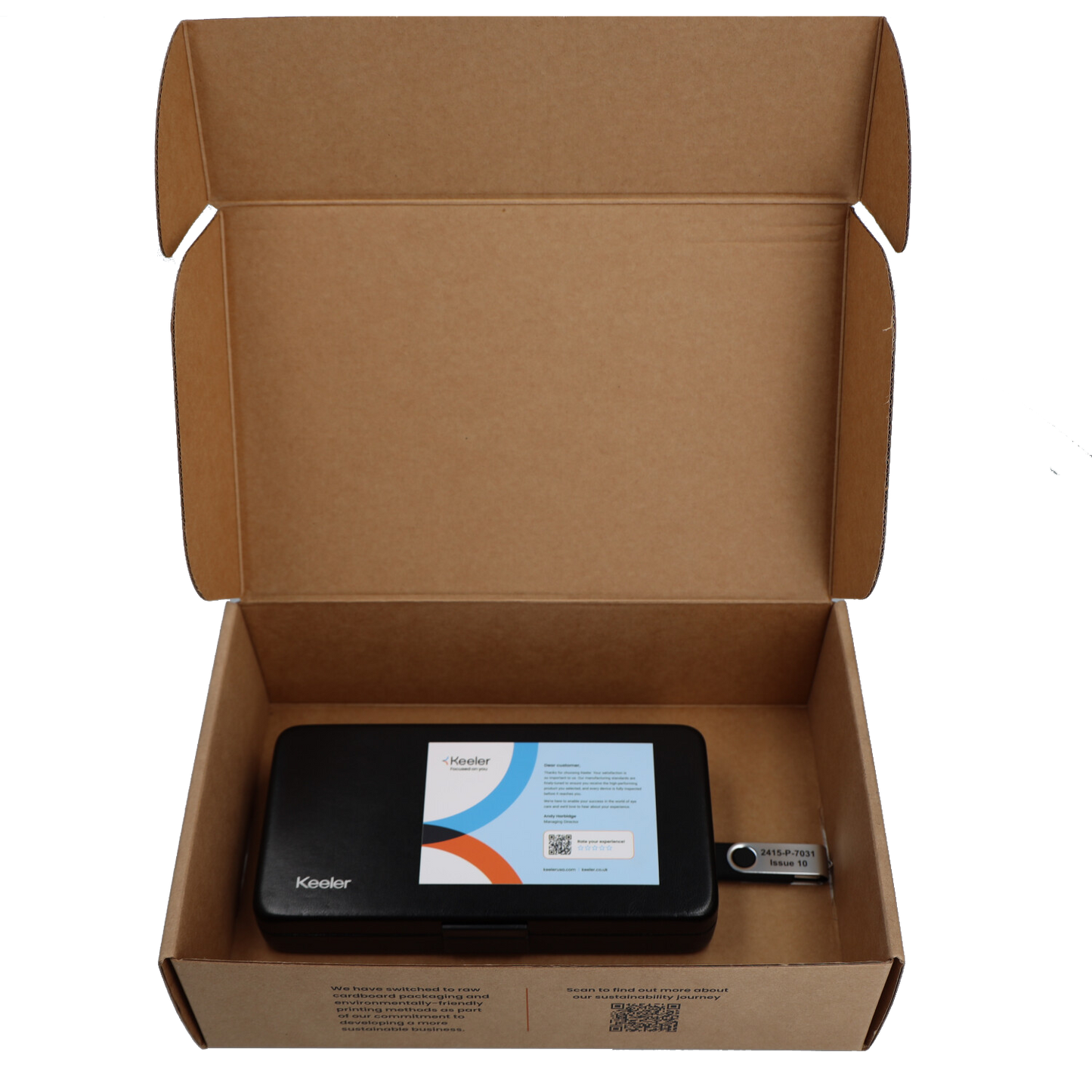 Keeler Standard Rechargeable Diagnostic Set 1729-P-1022 - Over Engraved