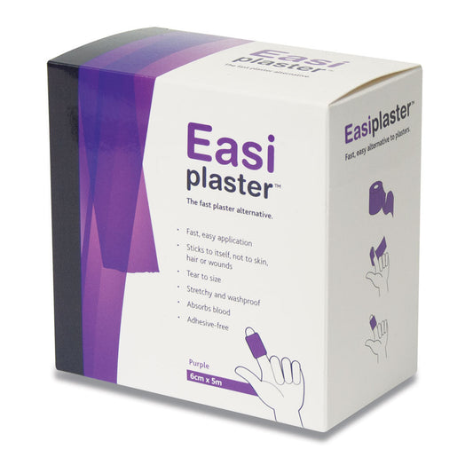 Easiplaster Self-Adhesive Plaster Tape 6cm x 5m - Purple