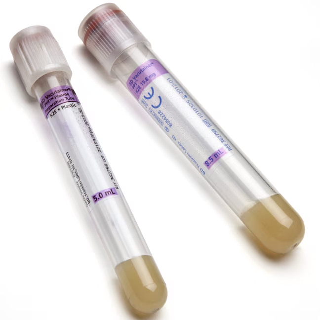 BD Vacutainer® PPT™ Plasma Preparation Tube with White Hemogard Closure 13 x 5ml - Box of 100