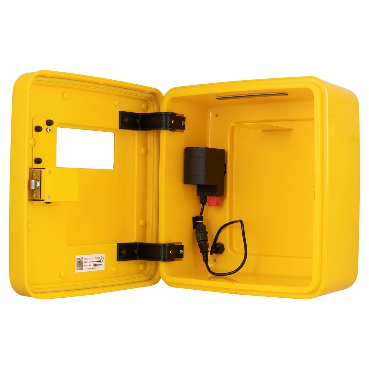 Defibstore 4000 - Defib Cabinet w/ Heater & Light - Keypad Lock - Yellow