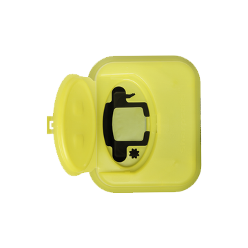 Sharpsafe® 7L Wide Recycled UK Yellow Lid