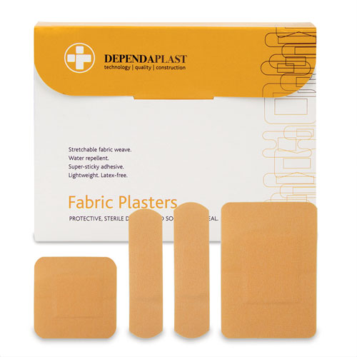 Dependaplast Fabric Plasters - 7.5cm x 2.5cm x 100