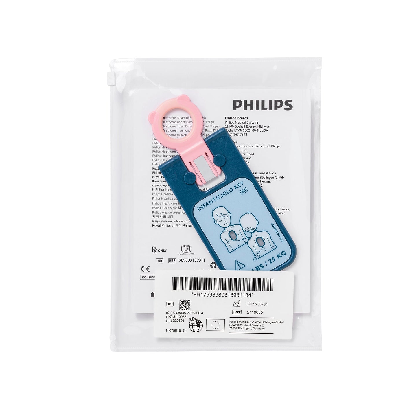 Philips Heartstart Infant/Child Key for FRx Defibrillators