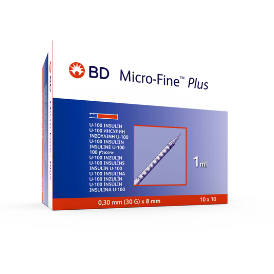 BD Microfine 1ml Insulin Needle U100 30g x 8mm