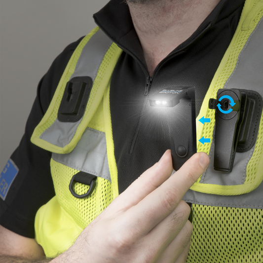 Clip-on Torch With Dual LED - Black