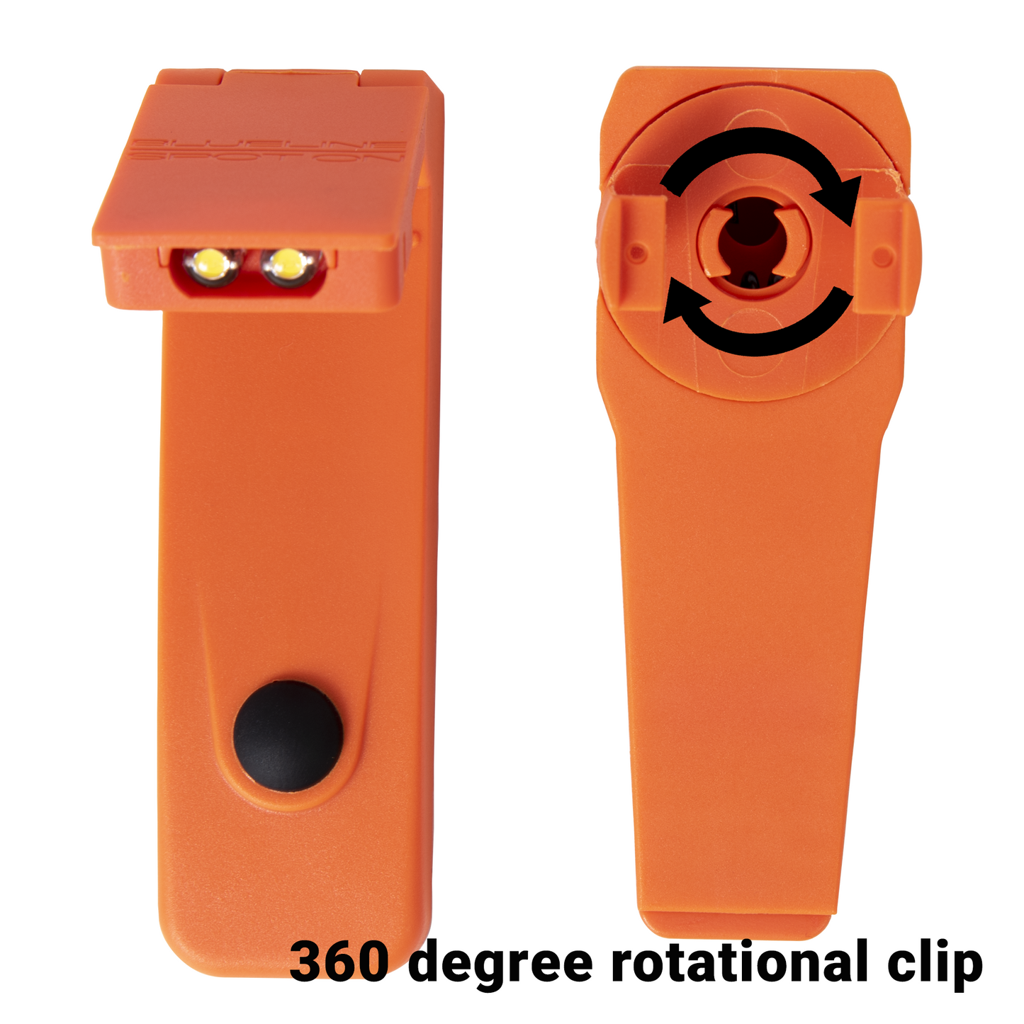 Clip-on Torch With Dual LED - Orange