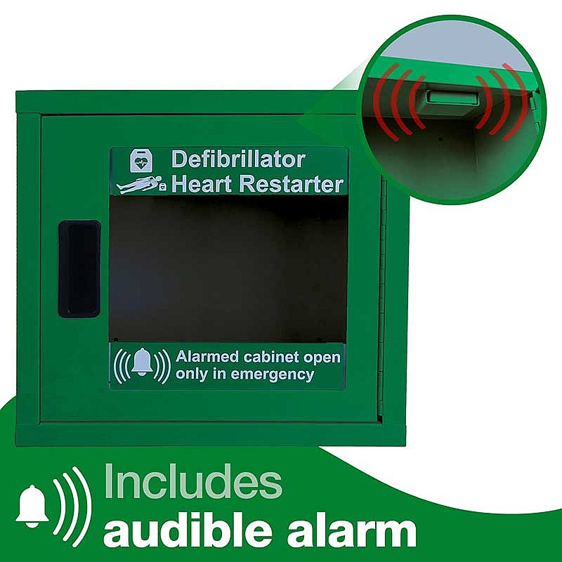 Alarmed AED Cabinet, Empty