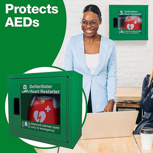 Alarmed AED Cabinet, Empty