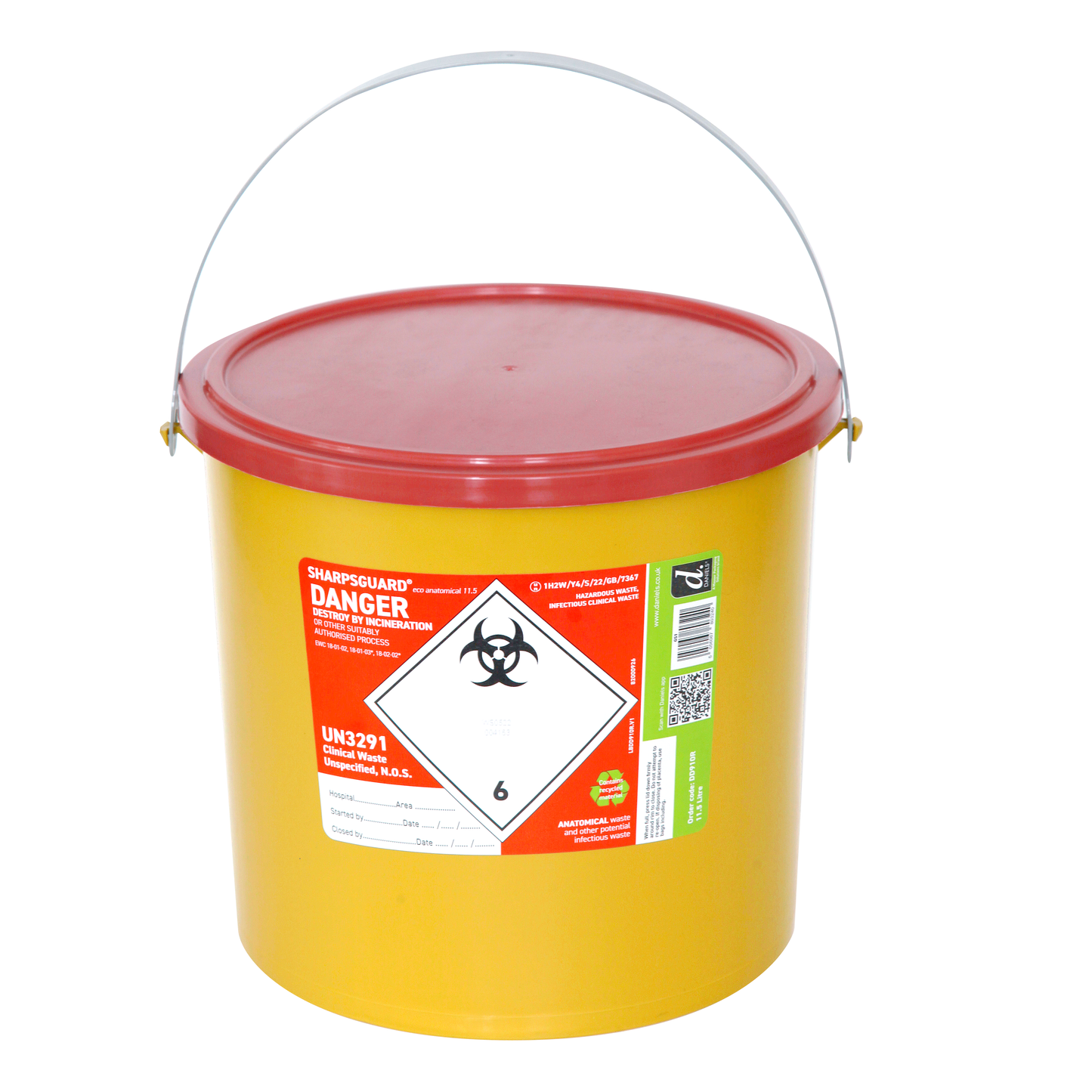 SHARPSGUARD Anatomical 11.5 Sharps Bin