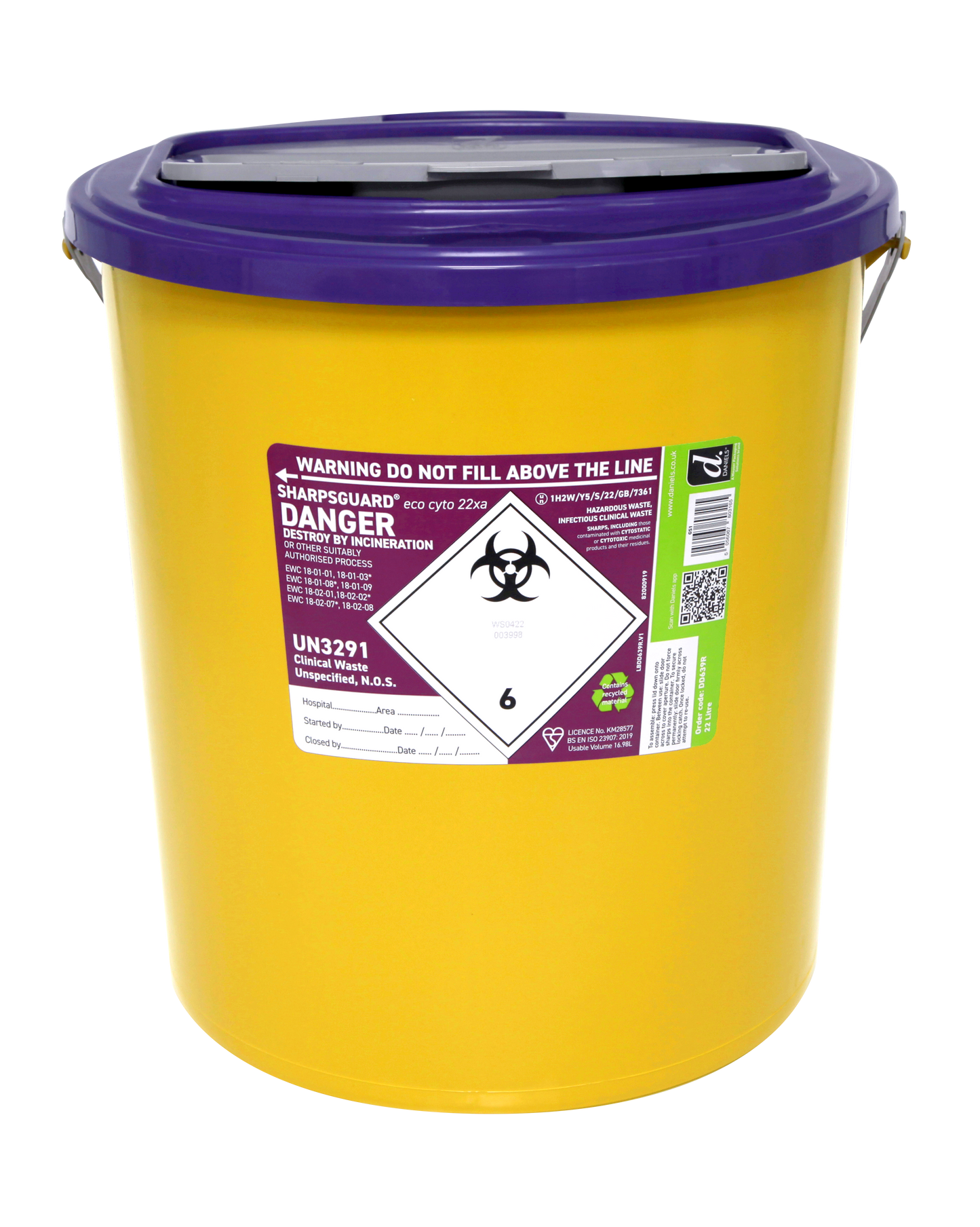SHARPSGUARD® cyto 24 xa Sharps Bin