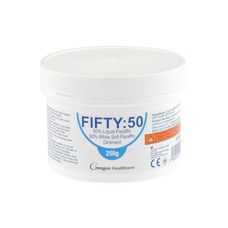 Paraffin Liquid/Soft White 50/50 Ointment - 250g