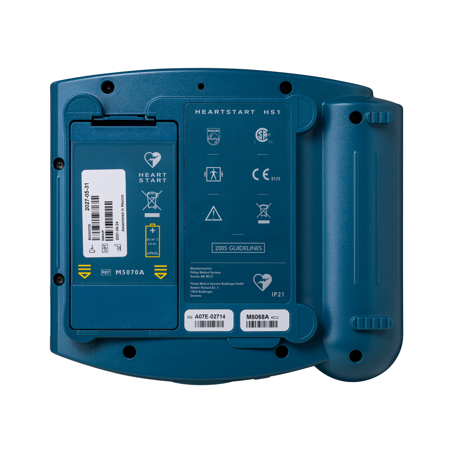 Philips HeartStart HS1 AED Defibrillator with Carry Case