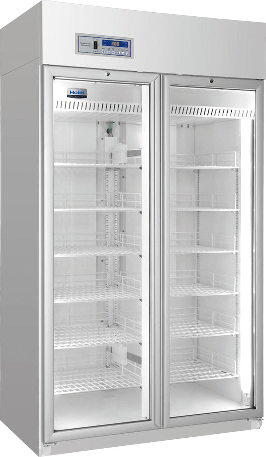 Pharmacy Refrigerator - 940 Litres - Double Glass Door