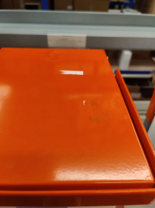 28 Litre Hybrid Sackholder- Orange Lid and Base - CLEARANCE