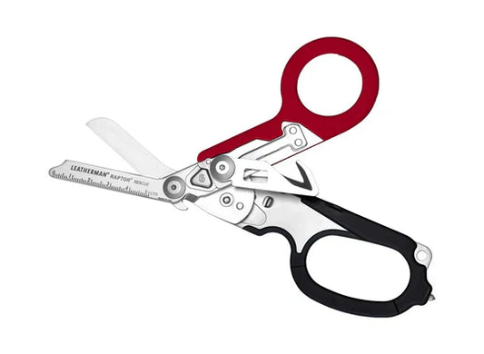Leatherman Raptor Medical Shears - Red - Over Engraved
