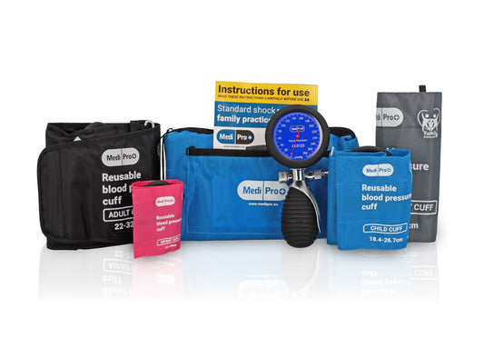 MediPro Sphygmomanometer With Adult & Child Cuffs - Over Engraved