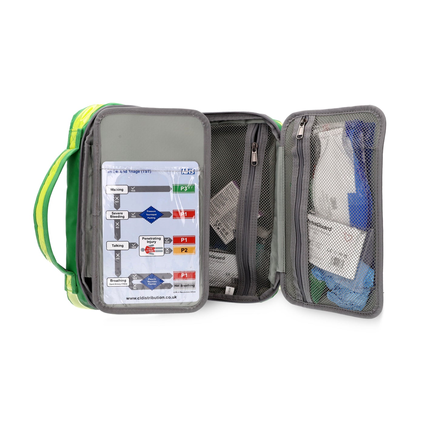 Small First Aid Travel Bag with Reflective Strips