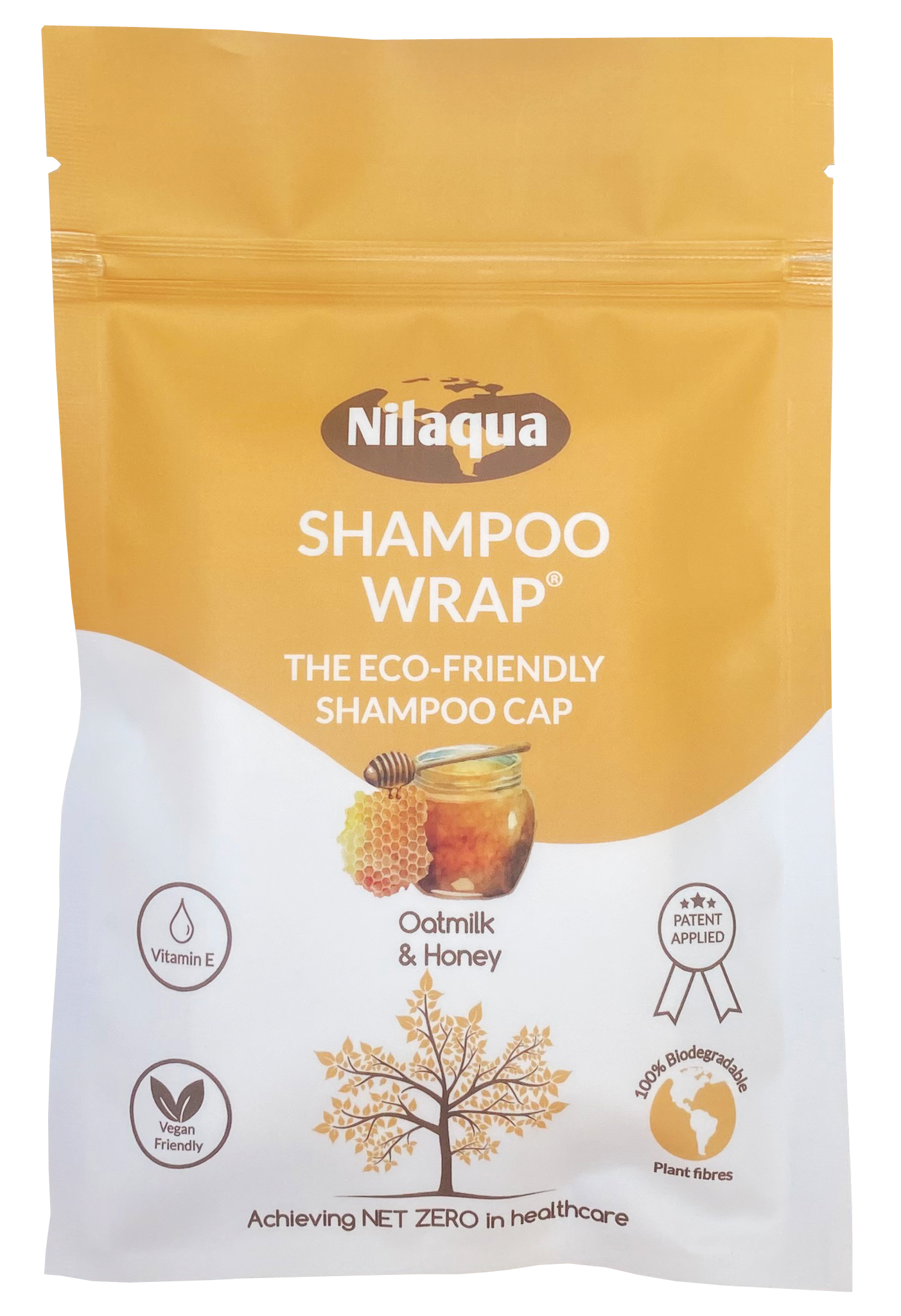 Nilaqua Shampoo Wrap Oatmilk and Honey - Single