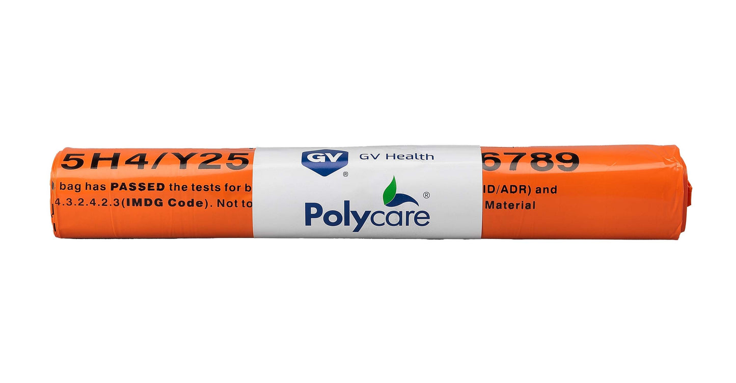 Bulk Carriage Bag - Orange - Large 90L - Roll of 10