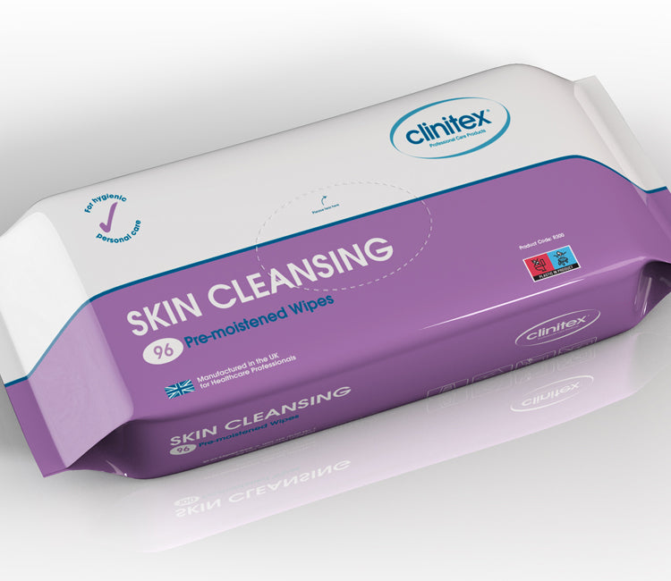 Clinitex Skin Cleansing Wipes x 96