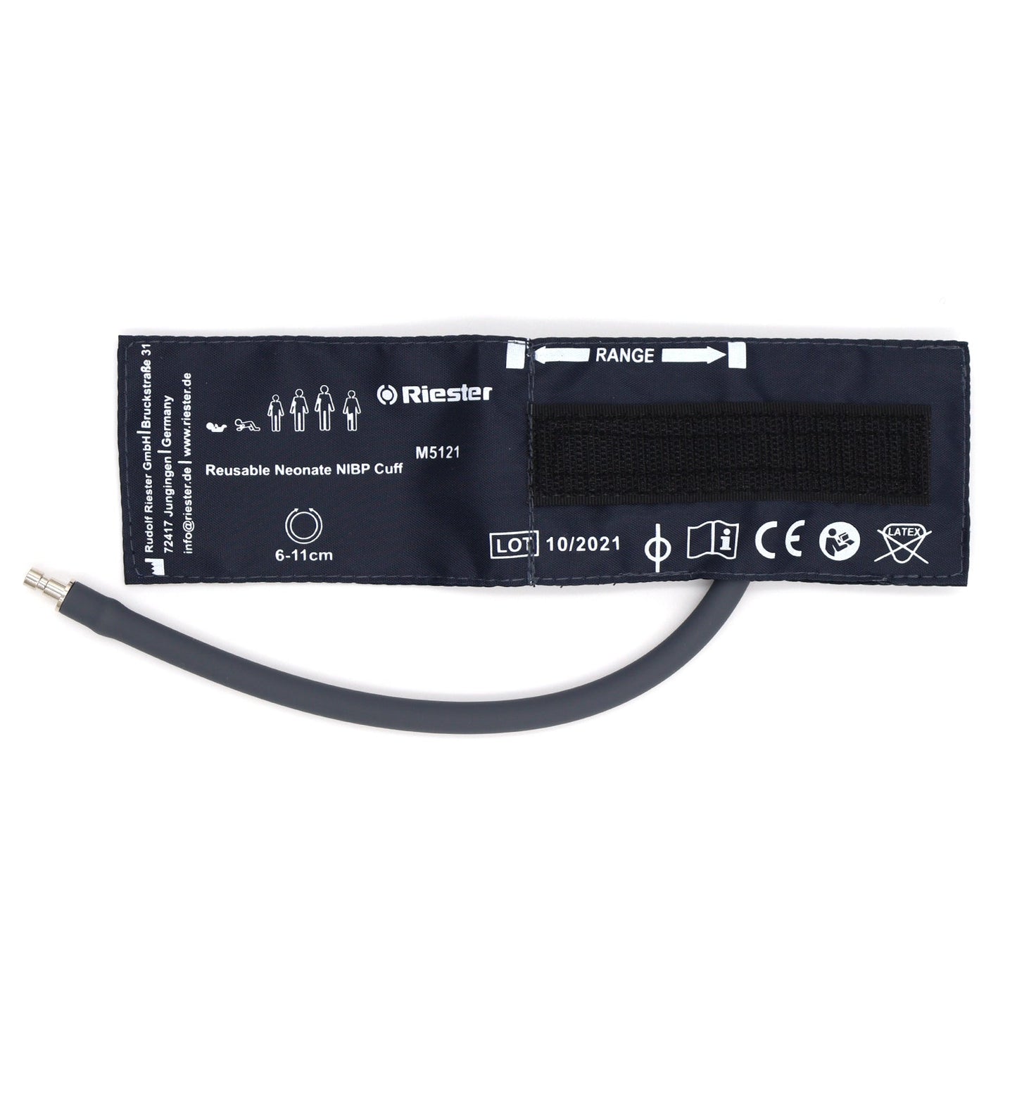 Cuff for Riester RVS-100 Vital Signs Monitor - Black