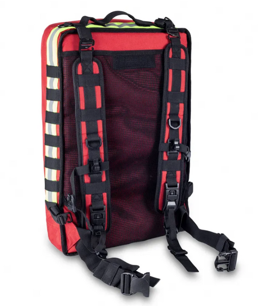 Compact Modular Tactical Backpack Red - Polyester