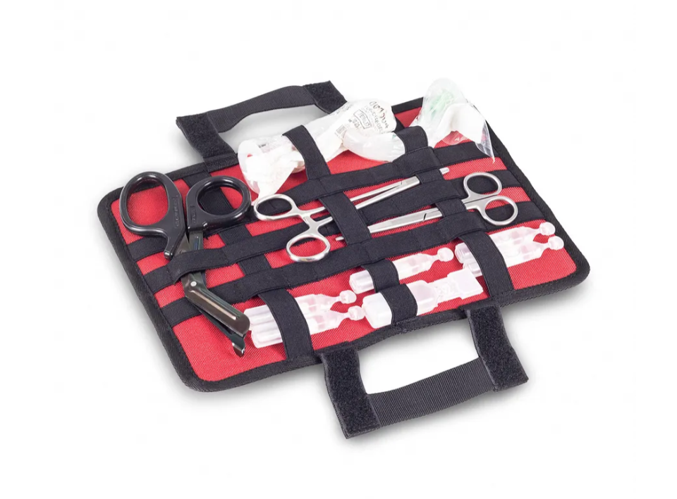 Compact Modular Tactical Backpack Red - Polyester