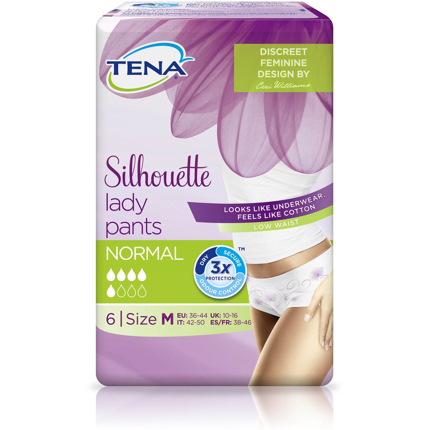 Tena Silhouette Lady Pants Normal Medium - x 6