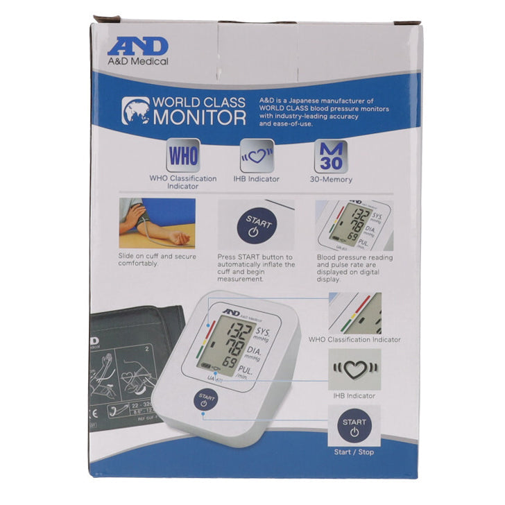 A&D Medical UA-611 Upper Arm Blood Pressure Monitor