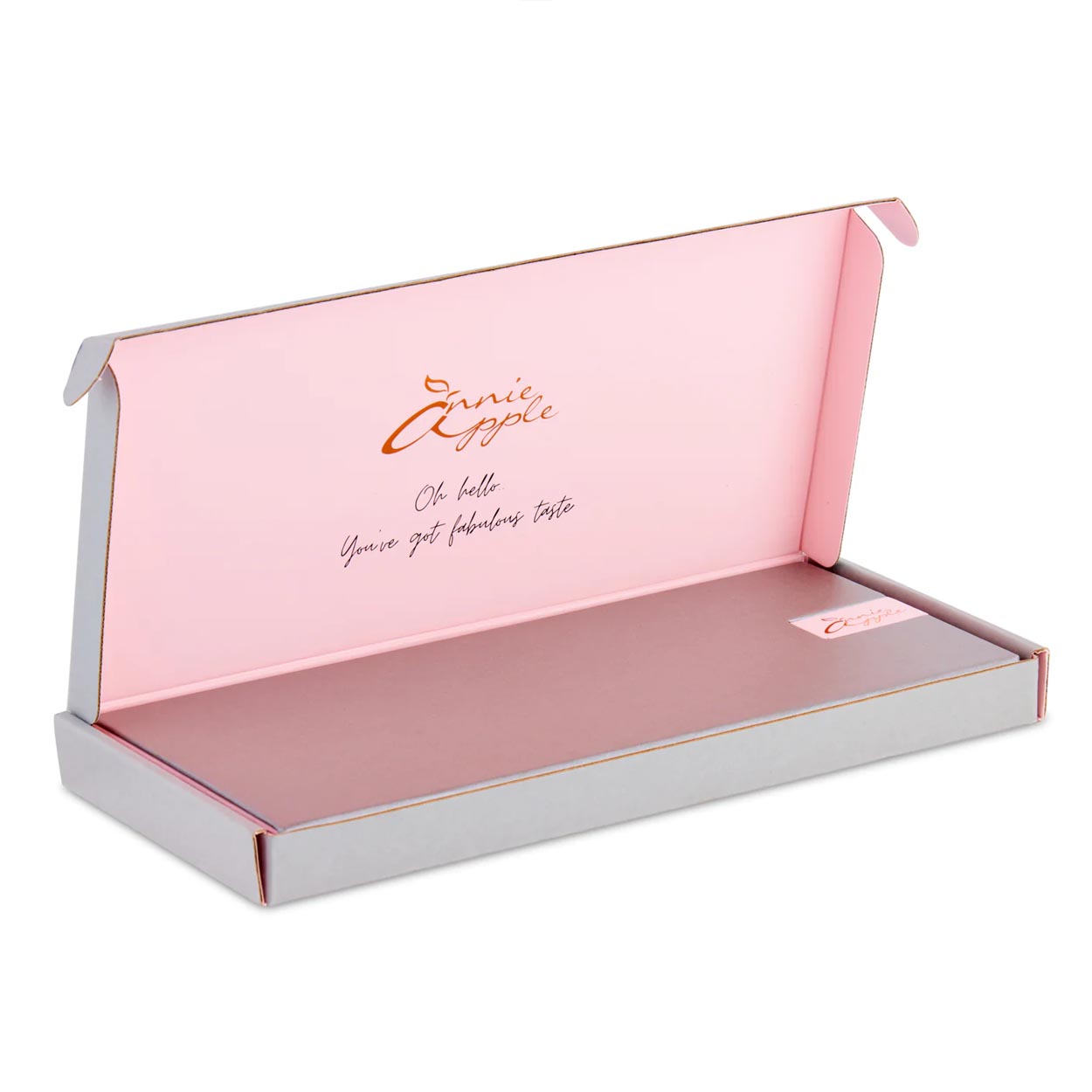 Annie Apple Nurses Fob Watch - Venus - Rose Gold Mesh - Lilac Leather - 35mm