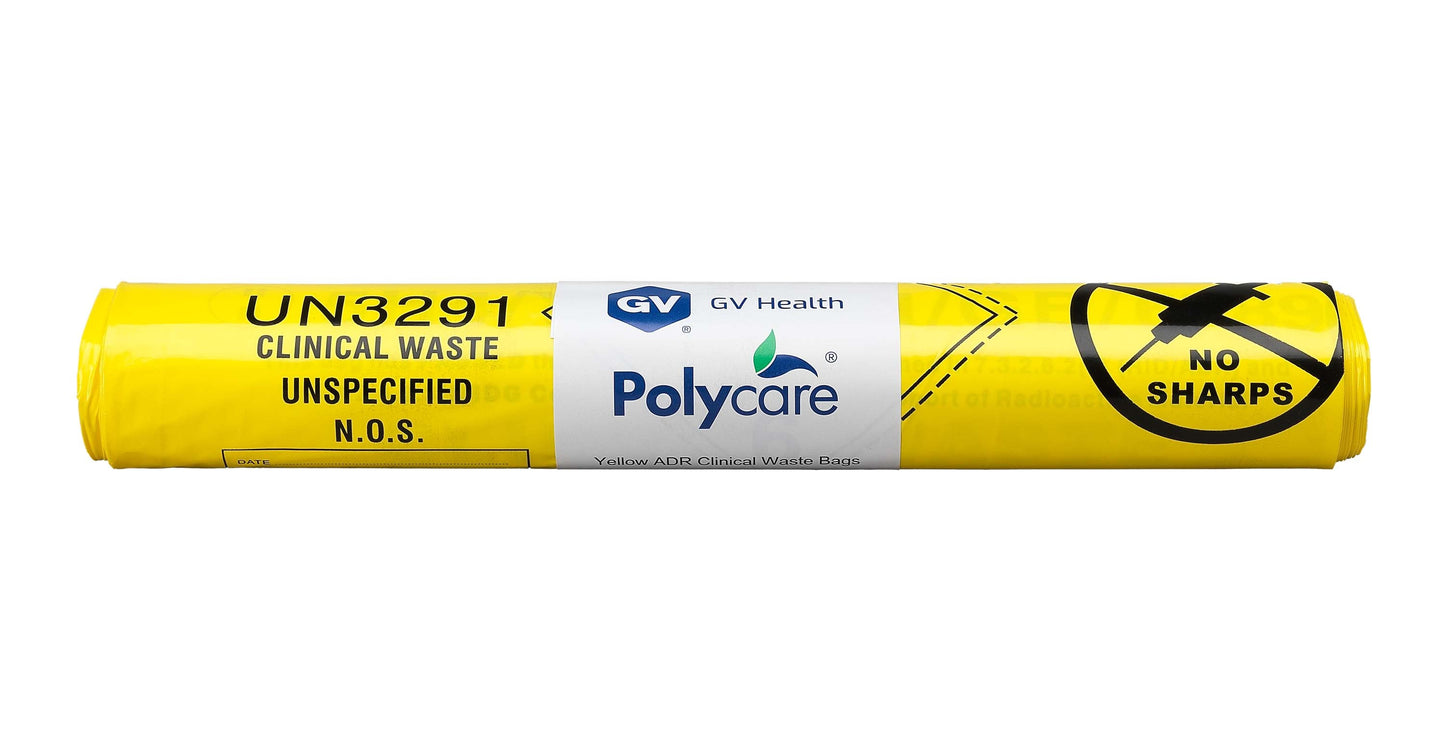 Yellow - Bulk Carriage Bag - Large 90L - Roll of 10