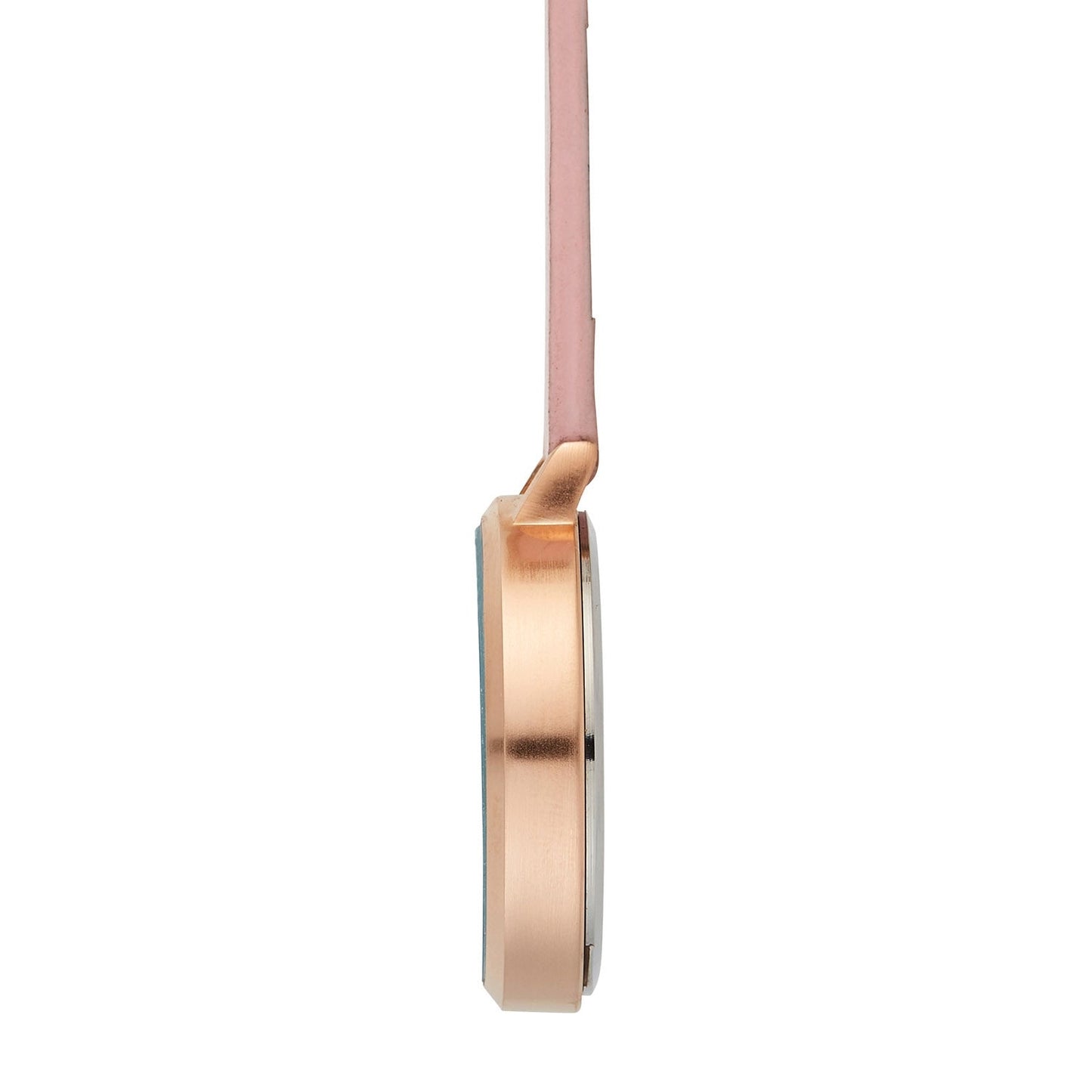Annie Apple Nurses Fob Watch - Meraki - Pearl/Rose Gold/Pink - Leather - 35mm