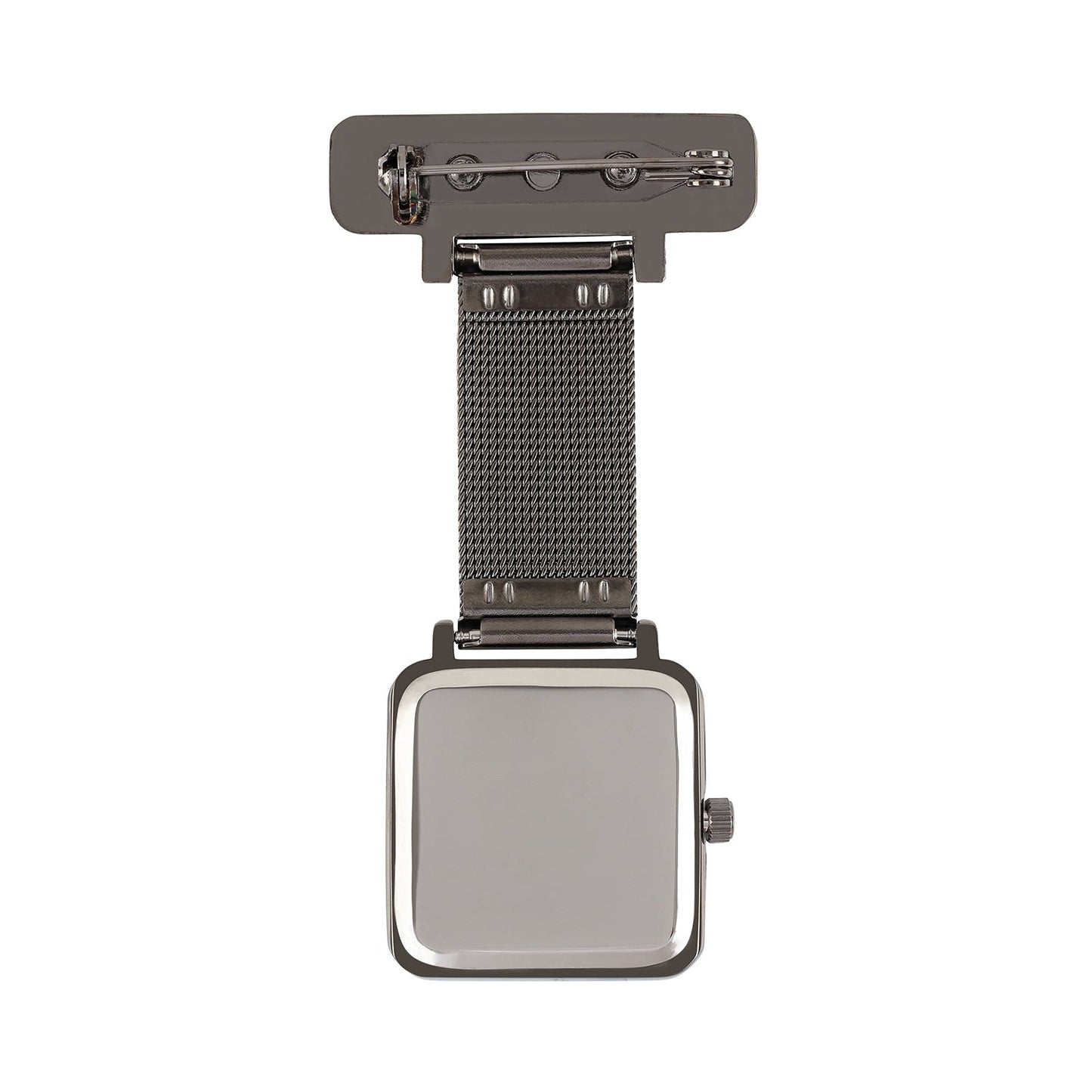 Annie Apple Nurses Fob Watch - Eunoia - Rose Gold/Gunmetal - Mesh - 28mm