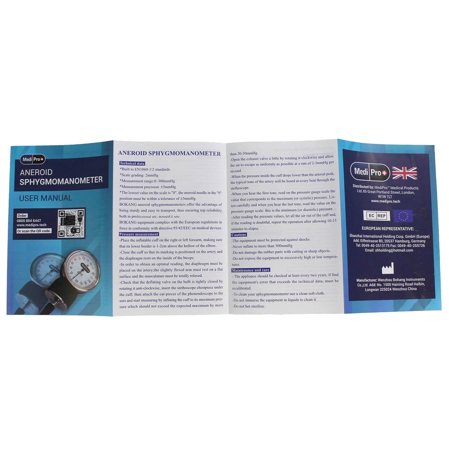 MediPro Aneroid 2 Tubes Sphygmomanometer