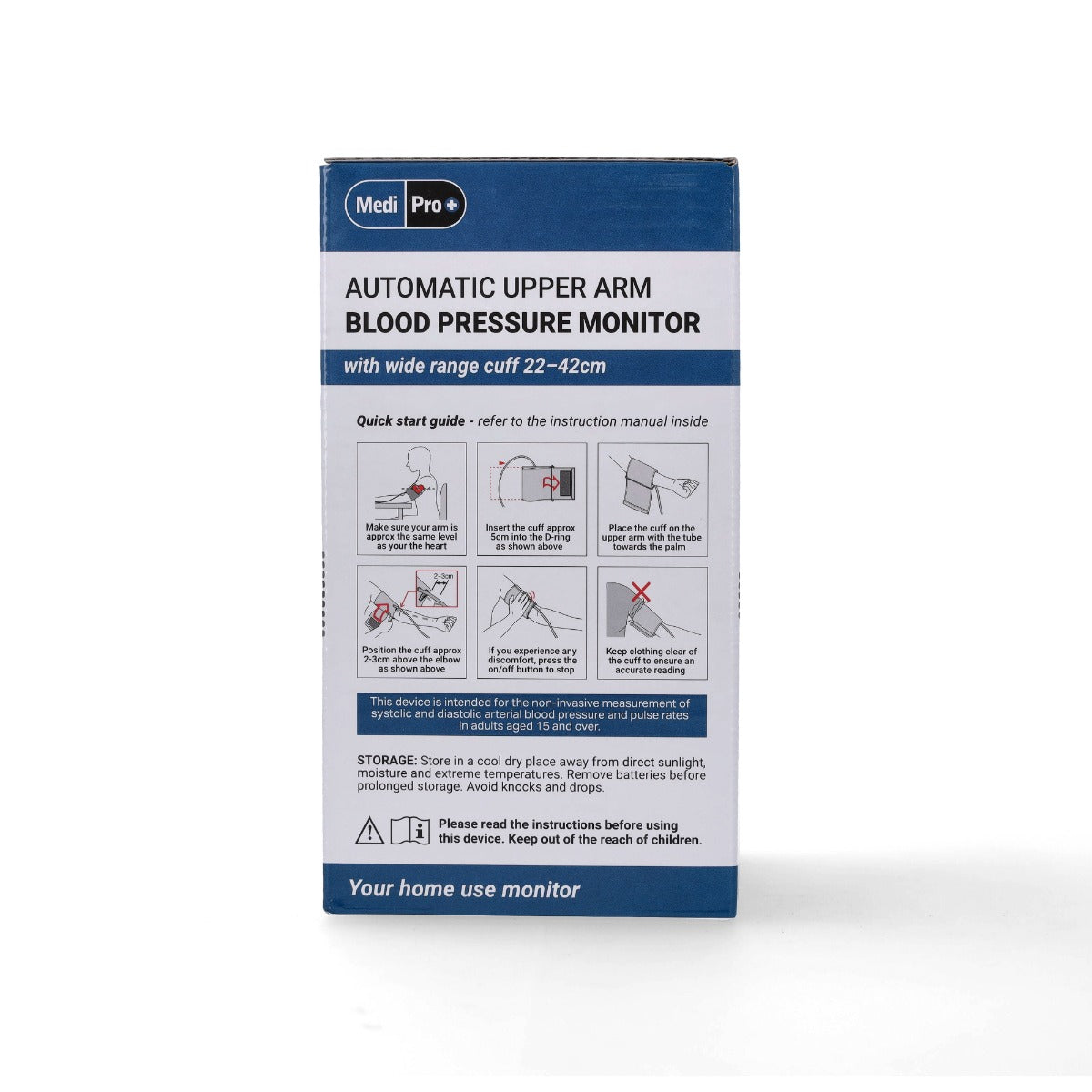 Blood Pressure Monitor - Upper Arm Device For Home Use