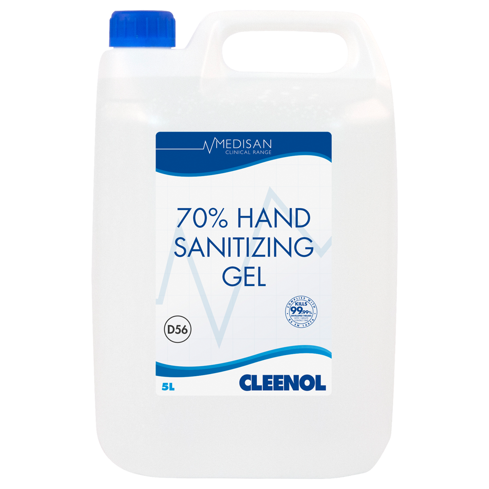 70% Alcohol Hand Sanitiser - 2x 5 Litre Bottles