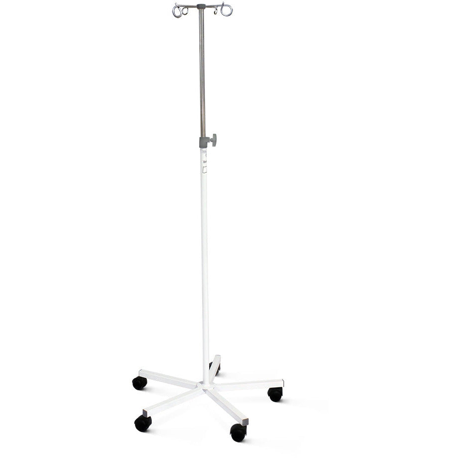 Mobile Infusion Stand - Mild Steel - 4 Hook