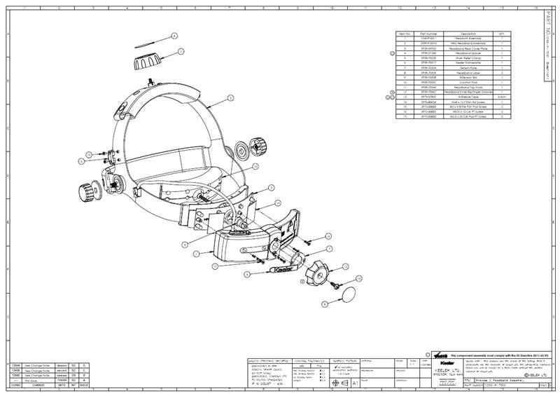 Replacement Headband for an Indirect Ophthalmoscope