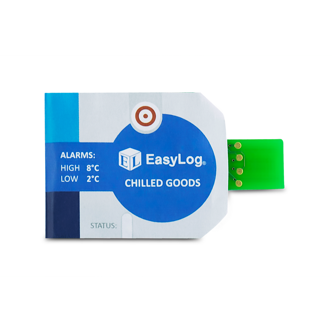 Cold Chain Data Loggers. Chilled Goods Alarms: High 8°C, Low 2°C - Pack of 10