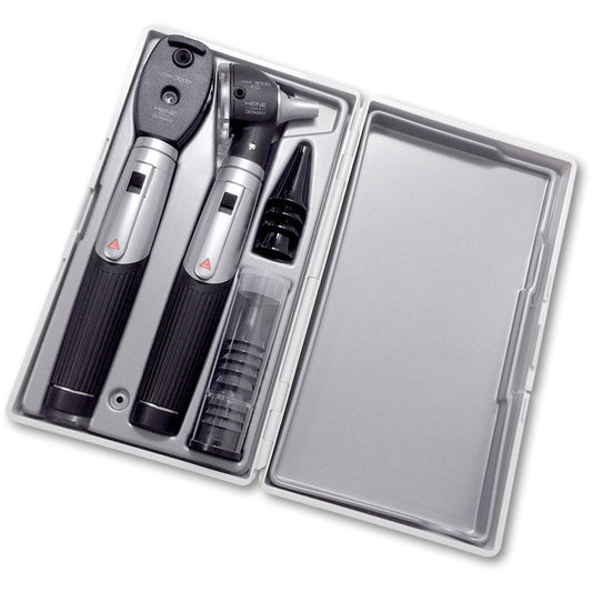 HEINE mini3000 Ophthalmoscope/F.O Otoscope Diagnostic Set - Over Engraved