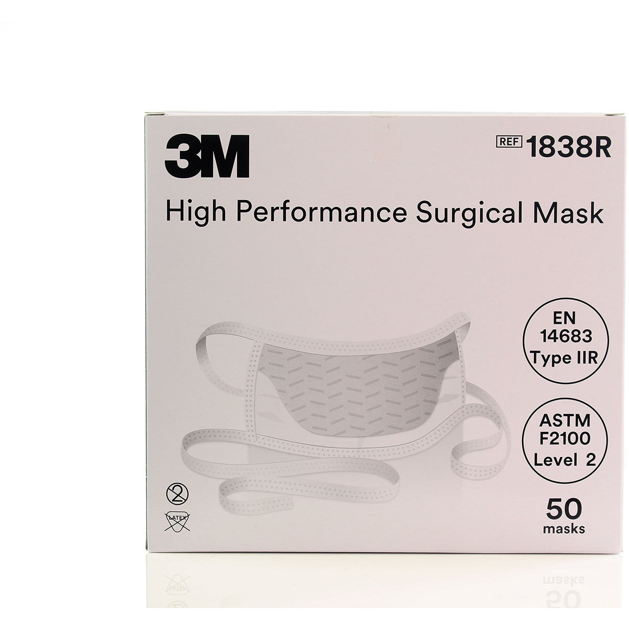 3M™ High Performance Surgical Mask - Type IIR - 1838R
