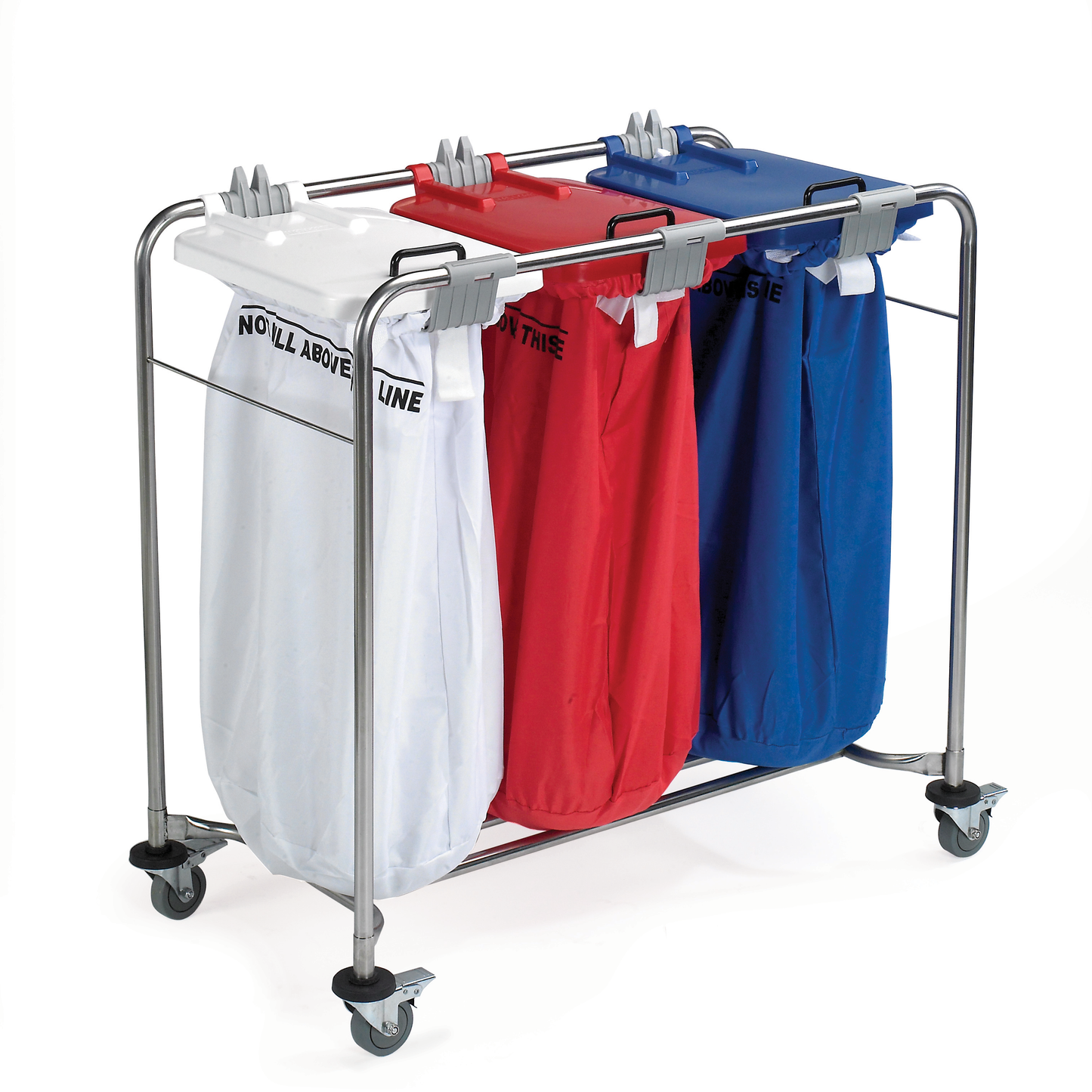Medi-Cart - 3 bags, White, Red and Blue Lids
