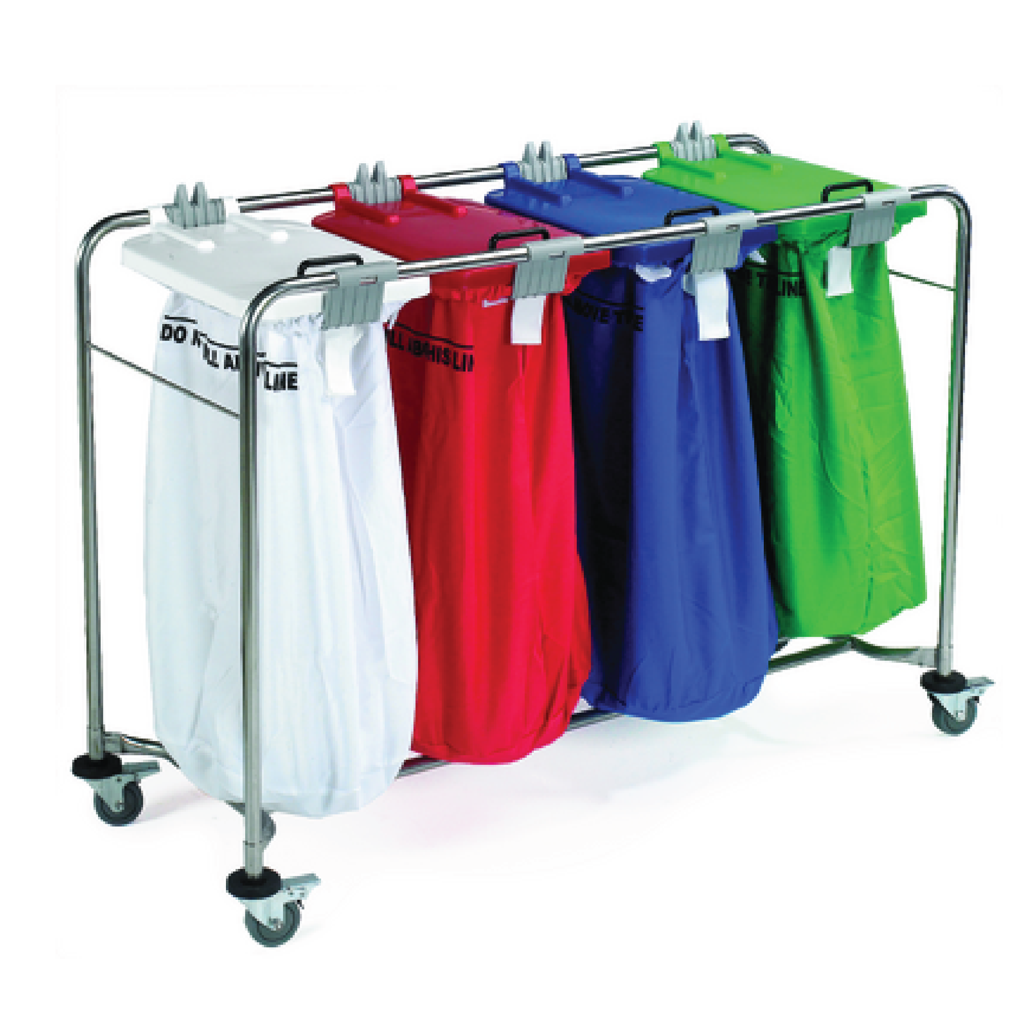 Medi-Cart - 4 bags, White, Red, Blue and Green Lids