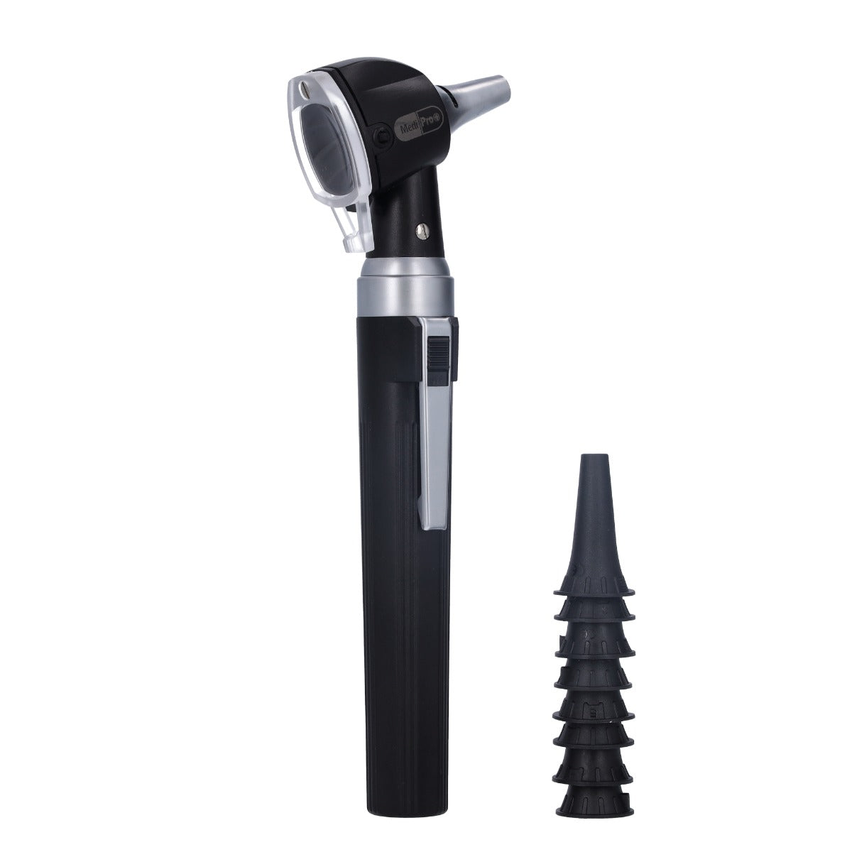 Otoscope & Ophthalmoscope Pocket Set - Black - Over Engraved