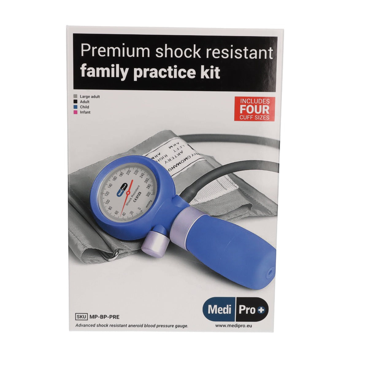 Aneroid Sphygmomanometer With Adult & Child Cuffs